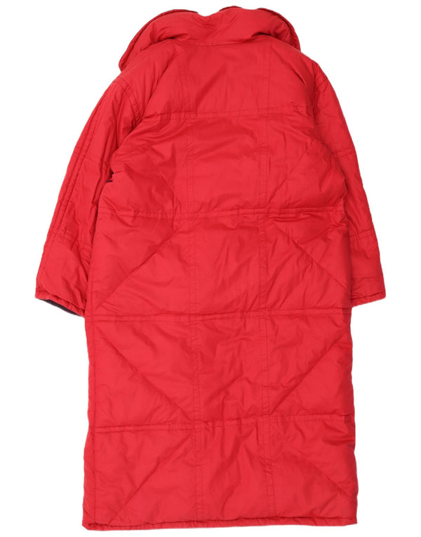 HEAD Damski, oversize'owy, dwustronny płaszcz z podszewką IT 48 XL, czerwona bawełna