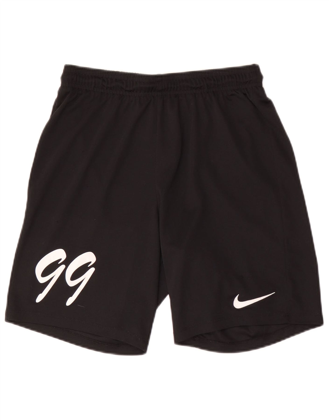 Męskie spodenki sportowe NIKE Dri Fit z grafiką, średni czarny poliester