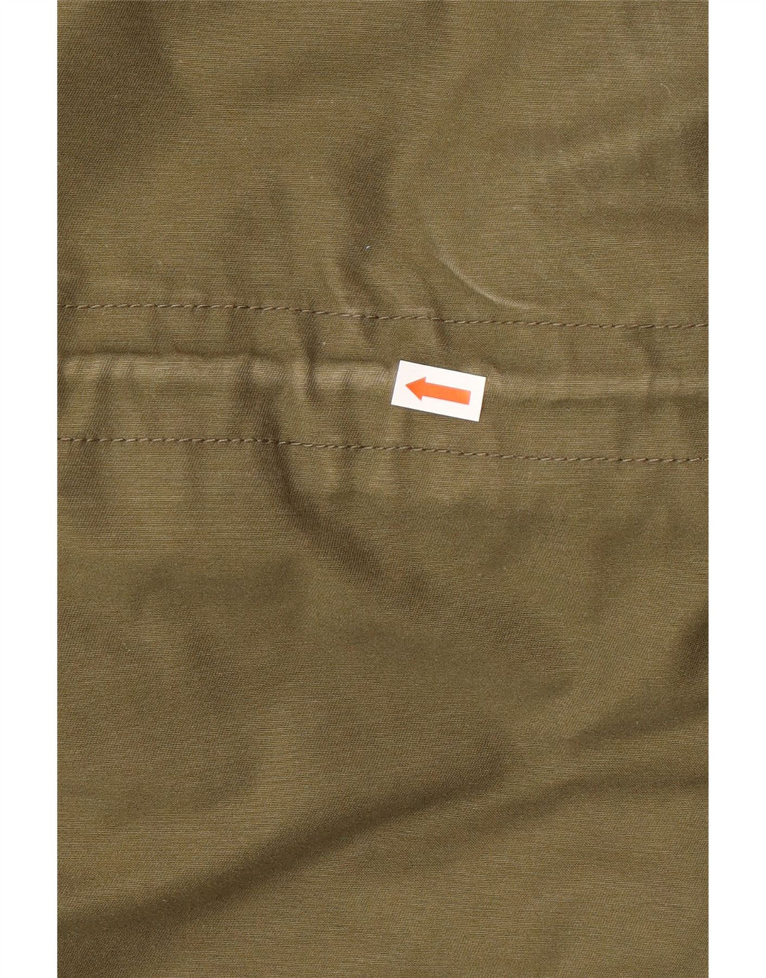 DIESEL Męska kurtka parka z kapturem UK 42 XL, bawełna khaki