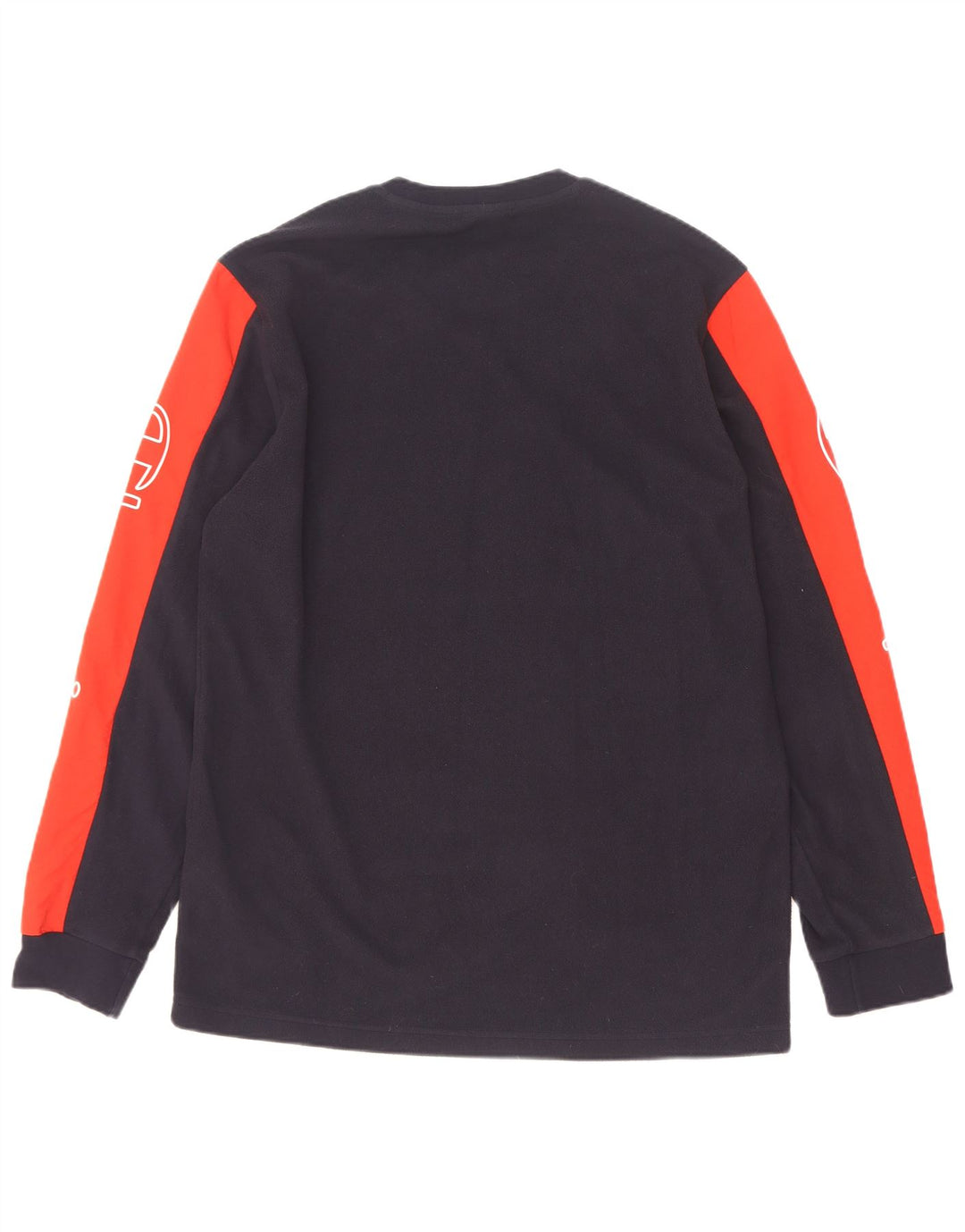 Męski sweter polarowy Champion Graphic XL, granatowy, poliester z blokami kolorów