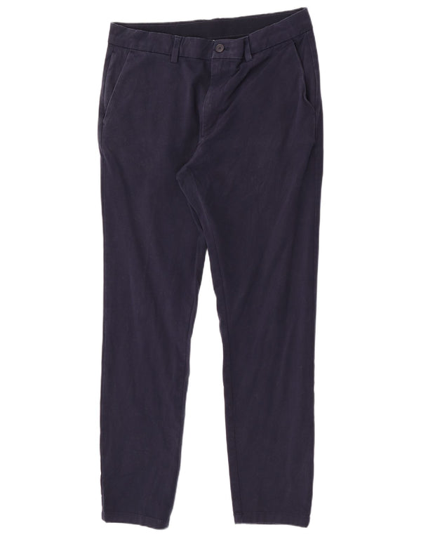 Marks & Spencer Męskie spodnie Chino W34 L31 Granatowe, bawełniane