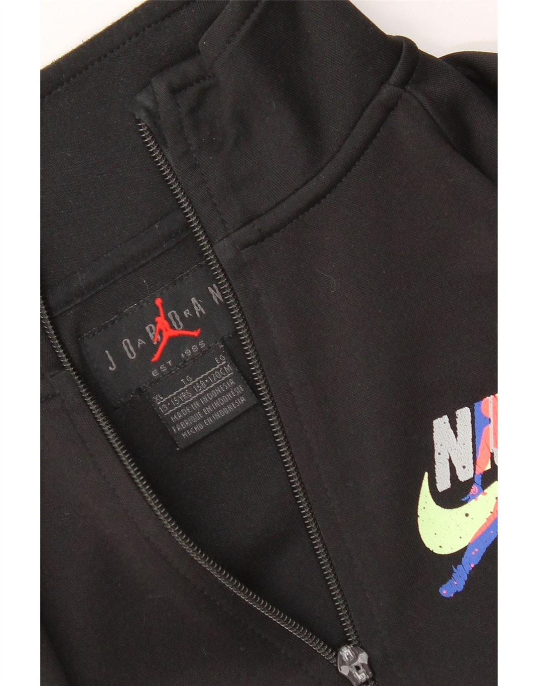 Chłopięca bluza dresowa z grafiką Jordan 13-14 lat XL, czarna