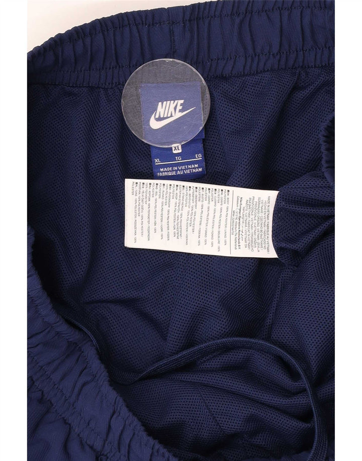 Męskie spodnie dresowe Nike XL, granatowe, poliestrowe