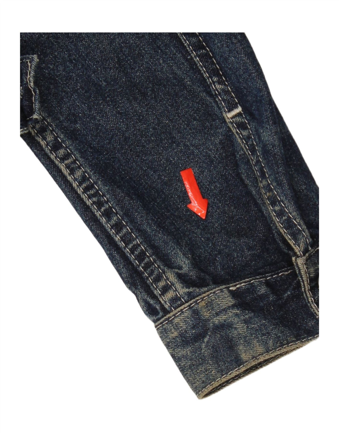 Damska kurtka jeansowa Benetton Crop UK 10, mała, niebieska bawełna
