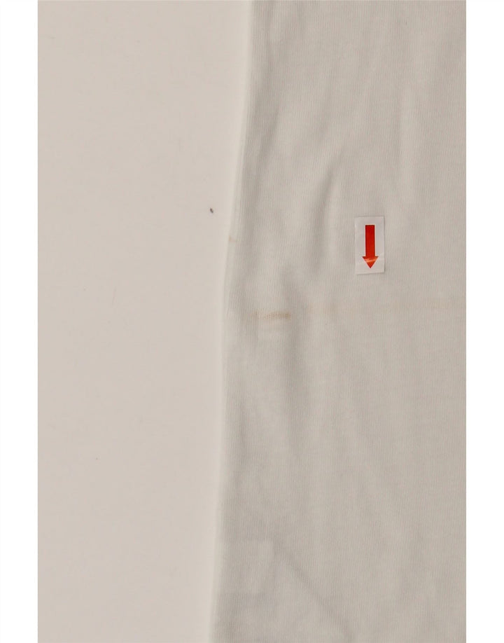 T-shirt męski NIKE Top, średni, biały, bawełniany