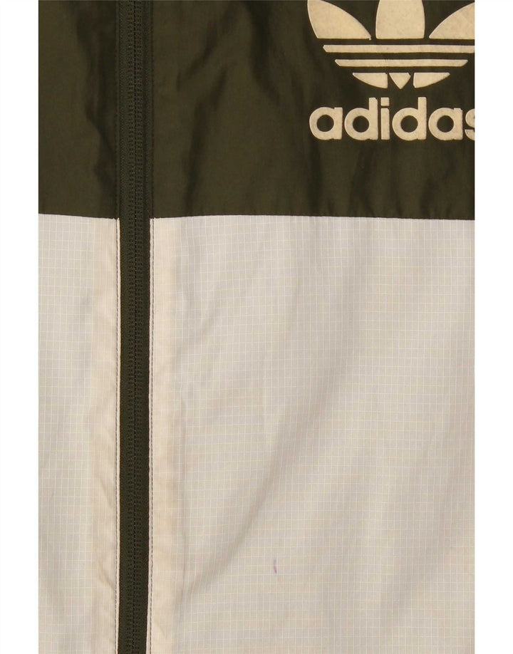 Adidas Męska kurtka dresowa z kapturem, mała, wielobarwna Kolorblok