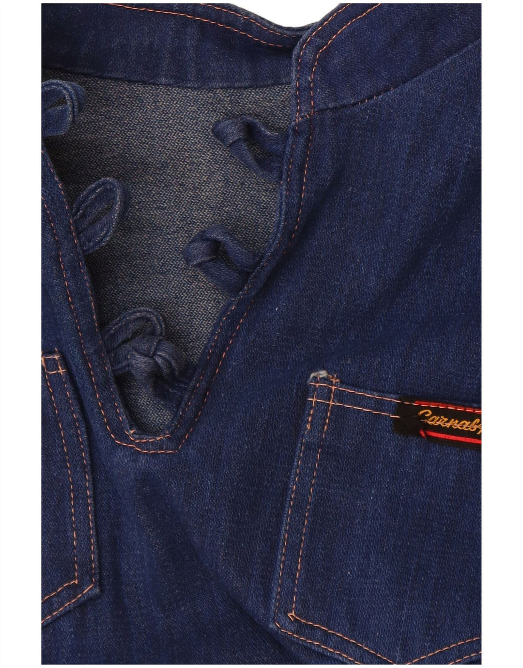 Damska sukienka jeansowa VINTAGE UK 14 Średni niebieski