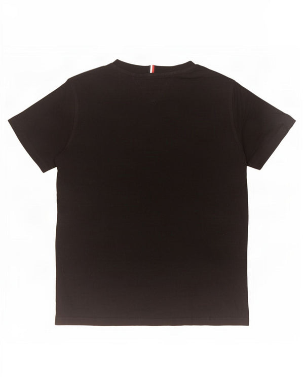 Chłopięcy T-shirt z grafiką Tommy Hilfiger 13-14 lat, czarny