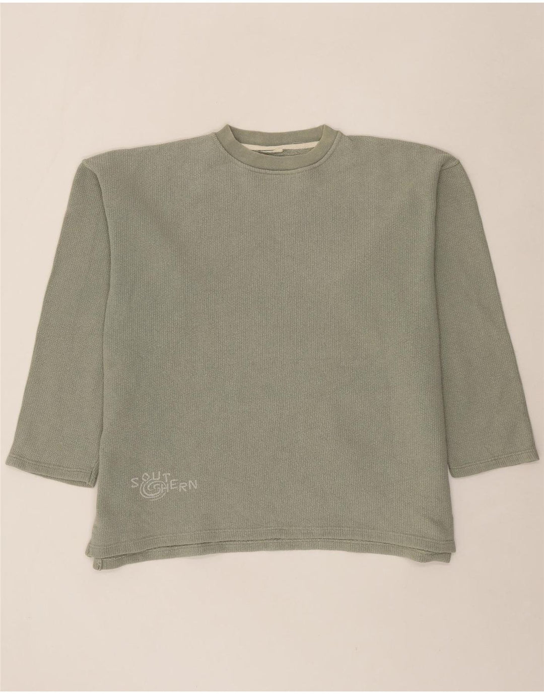 SOUTHERN Mens Graphic Sweatshirt Jumper 2XL Grey Cotton Vintage Southern and Second-Hand Southern from Messina Hembry 