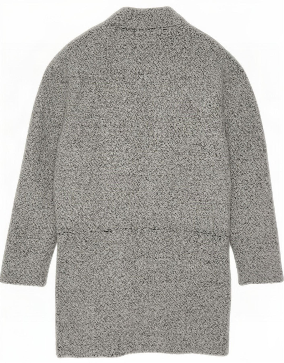 Marks & Spencer Damski sweter o przedłużonym fasonie, UK 8, mały, szary poliester