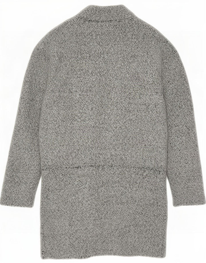 Marks & Spencer Damski sweter o przedłużonym fasonie, UK 8, mały, szary poliester
