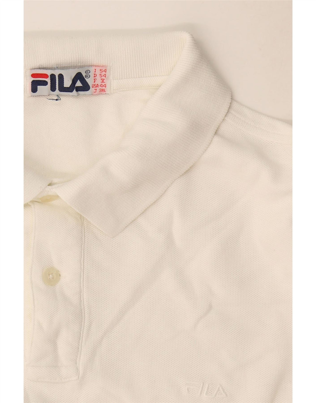 Męska koszulka polo Fila IT 54 XL biała