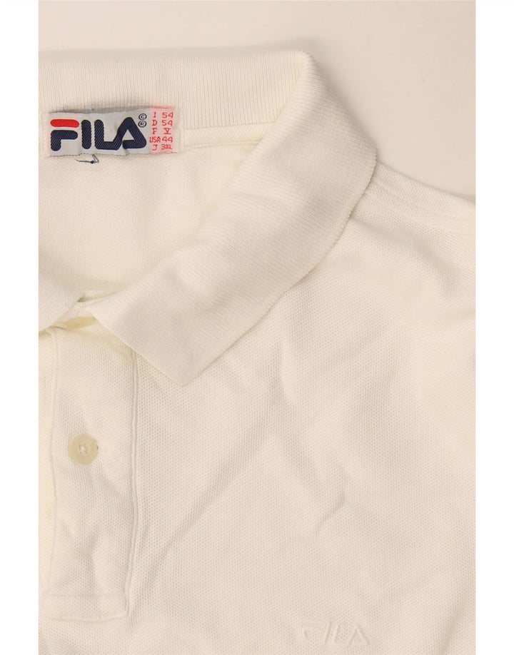 Męska koszulka polo Fila IT 54 XL biała