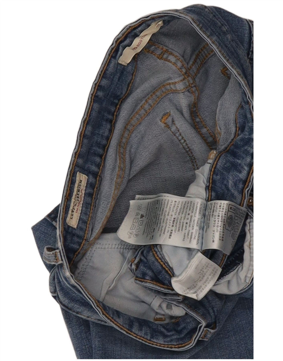 Damskie dżinsy Levi's 715 Bootcut W30 L27 Niebieska bawełna