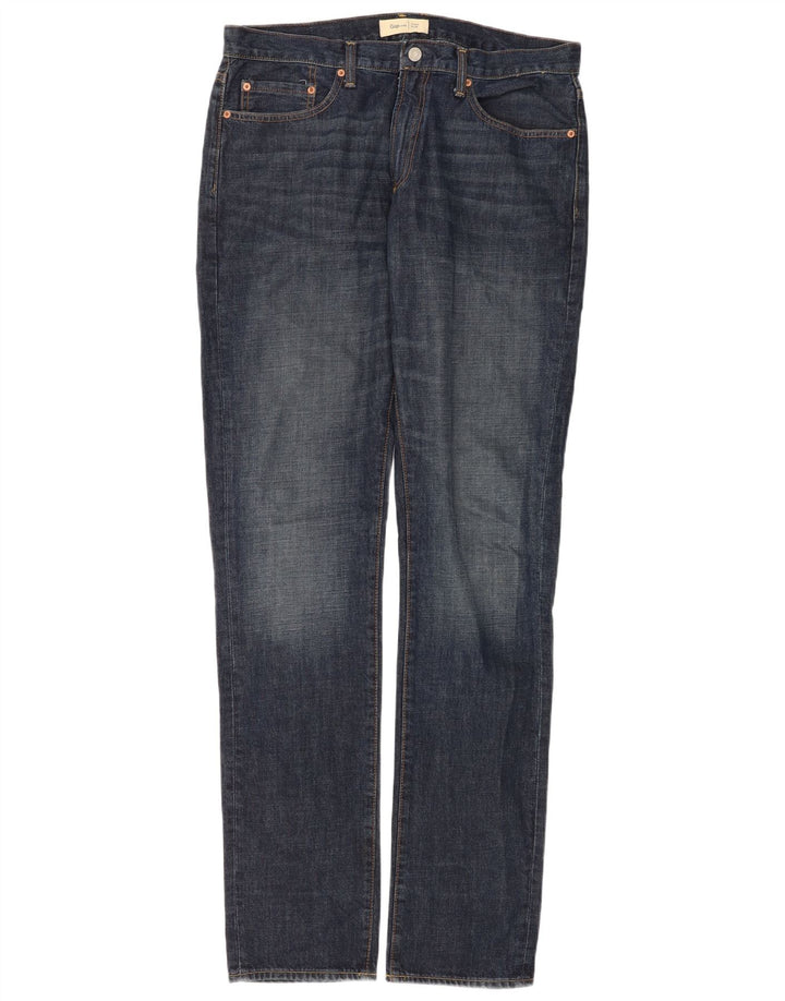 Męskie jeansy Gap W34 L30 Niebieskie bawełniane