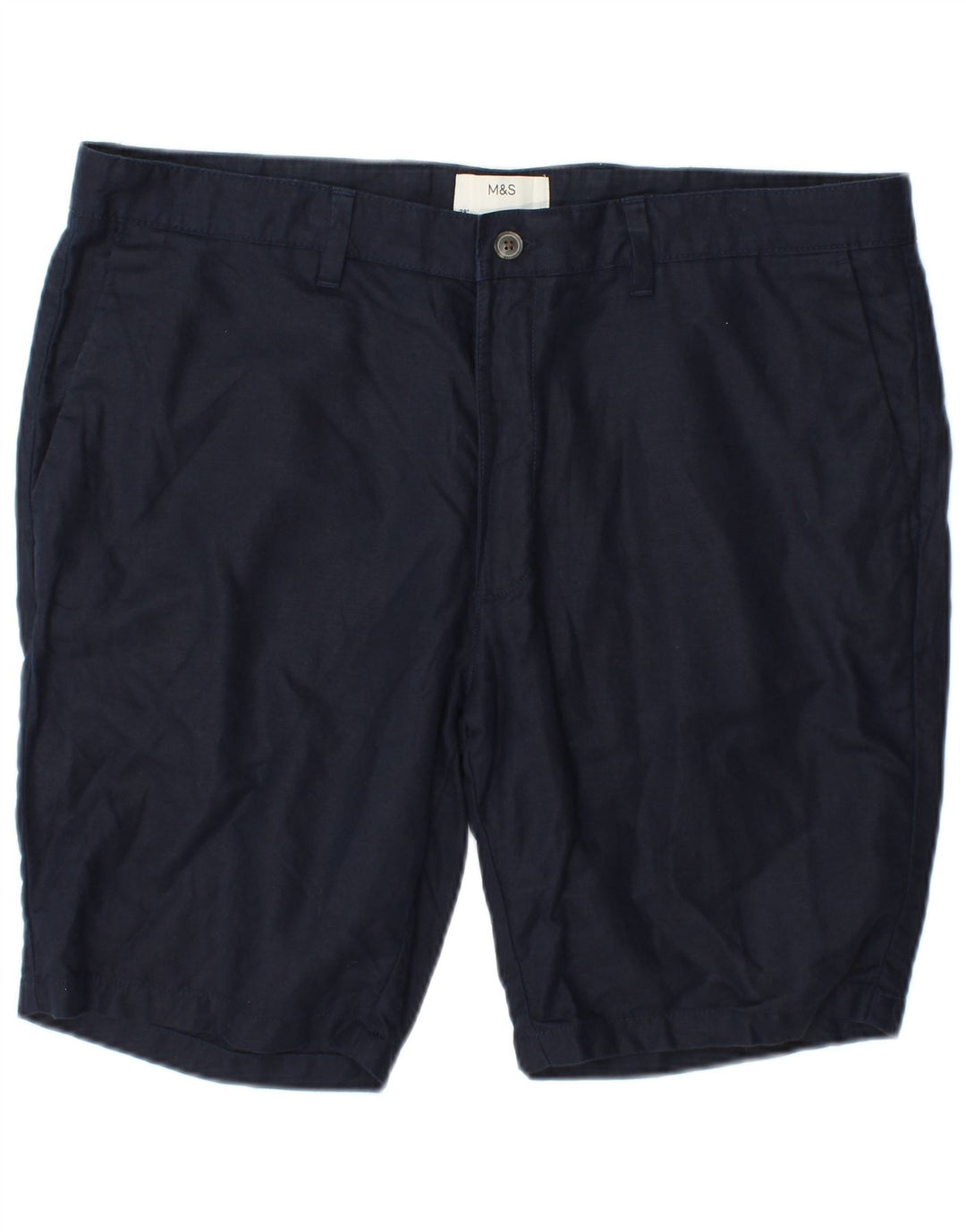 Męskie spodenki Chino Marks & Spencer W38 XL, granatowe, bawełniane