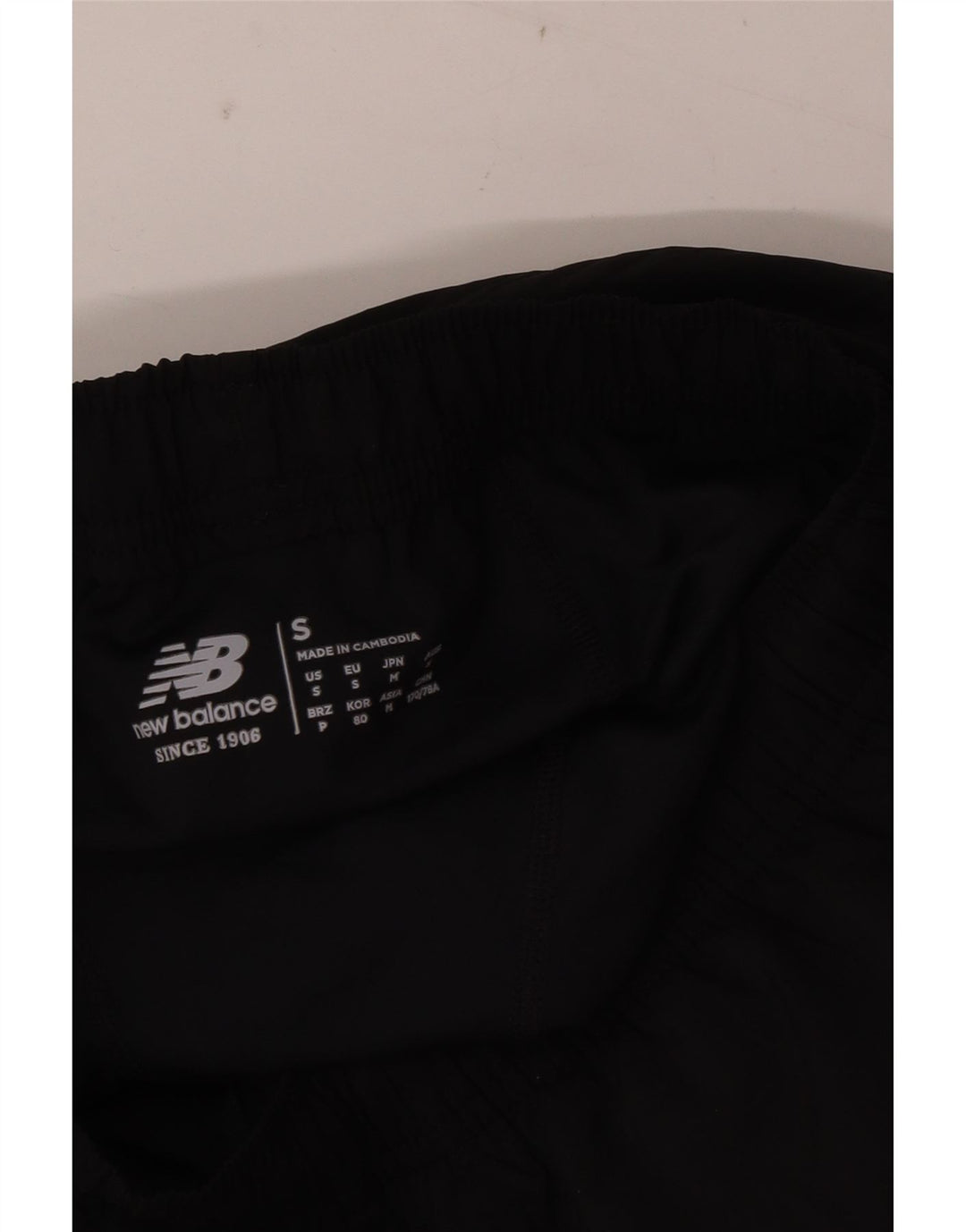 Męskie spodenki sportowe New Balance, mały, czarny poliester