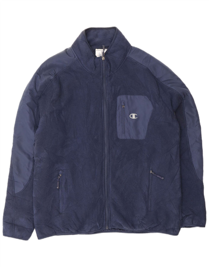 Męska kurtka Champion Sherpa UK 42 XL, granatowa, poliestrowa