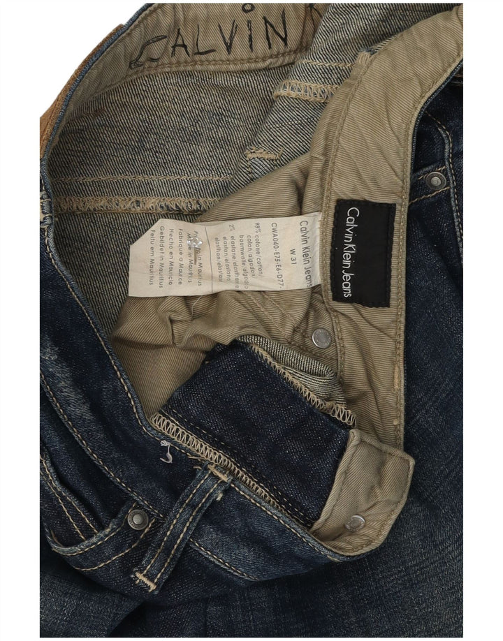 Damskie dżinsy Calvin Klein W31 L29 Niebieskie bawełniane