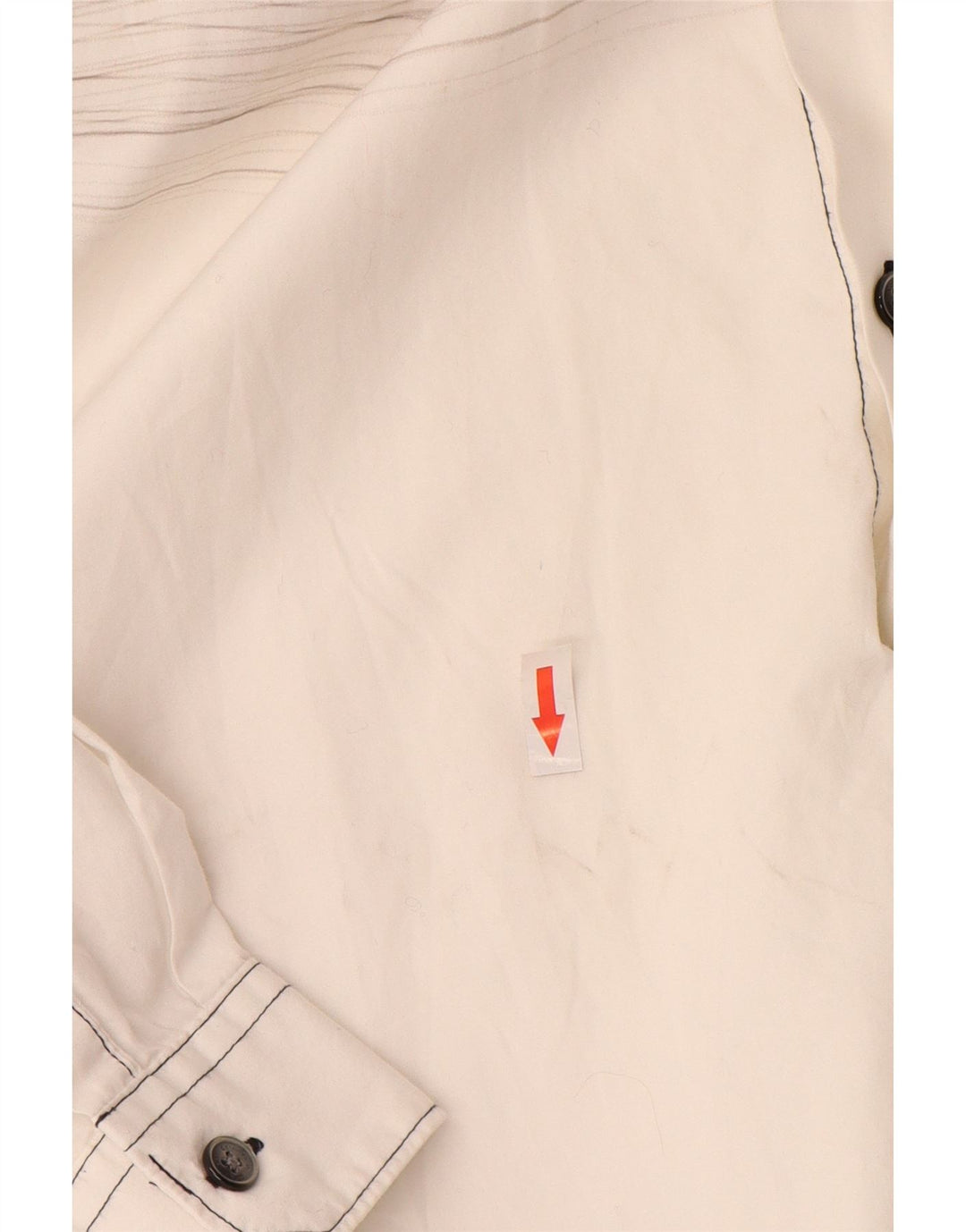 Męska koszula o dopasowanym kroju Calvin Klein, mała, biała, bawełniana w bloki kolorów