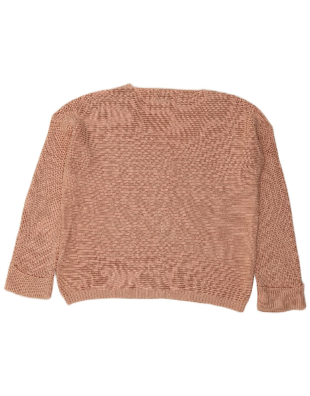 Sweter damski Massimo Dutti z dekoltem w kształcie litery V, UK 16, duży, różowy
