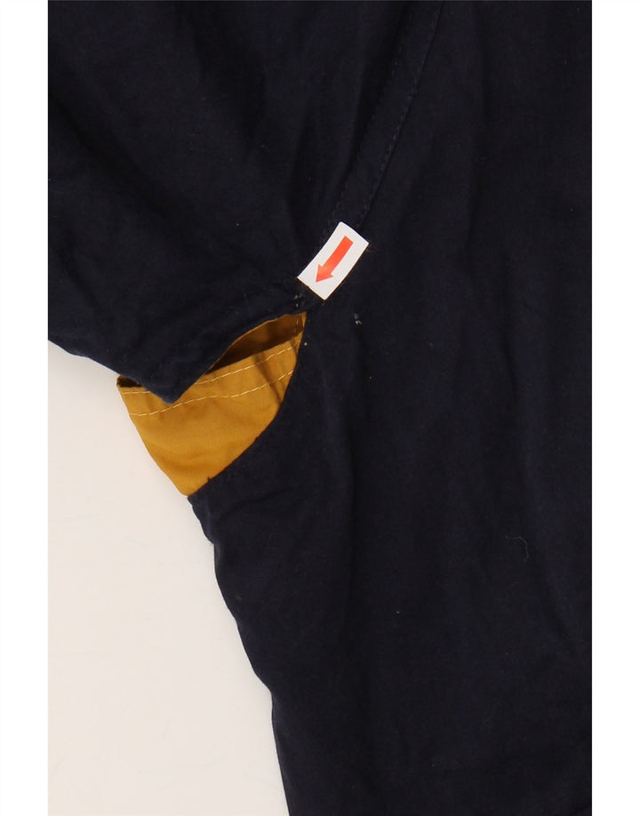 VINTAGE Mens Reversible Jacket UK 40 Large Navy Blue Cotton Vintage Vintage and Second-Hand Vintage from Messina Hembry 
