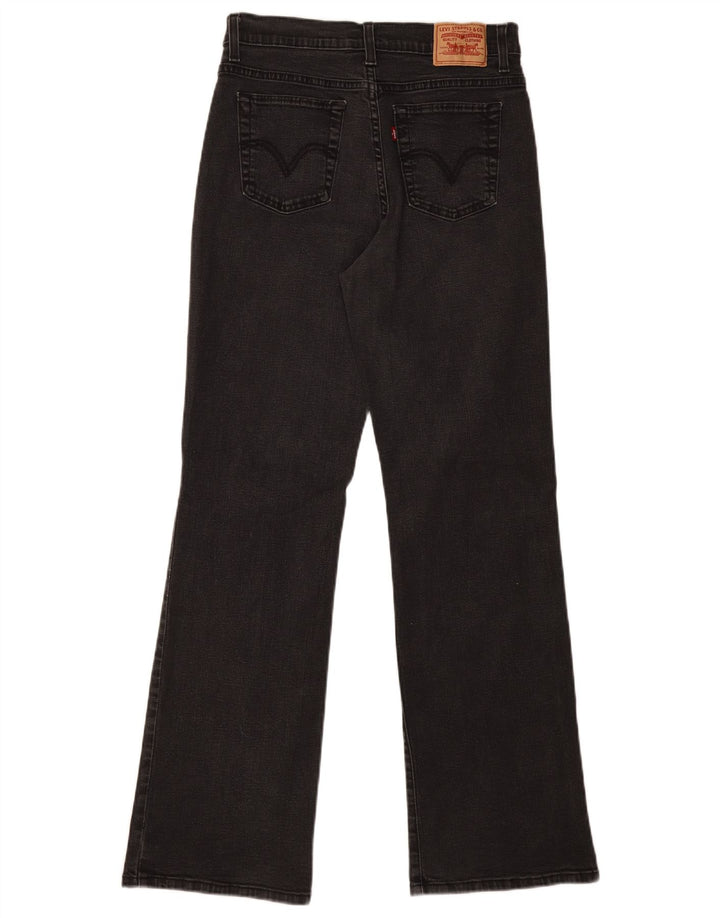 Damskie jeansy LEVI'S 512 doskonale wyszczuplające Bootcut W28 L31 szare