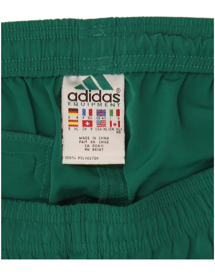 Męskie spodenki sportowe Adidas UK 40, średni zielony poliester