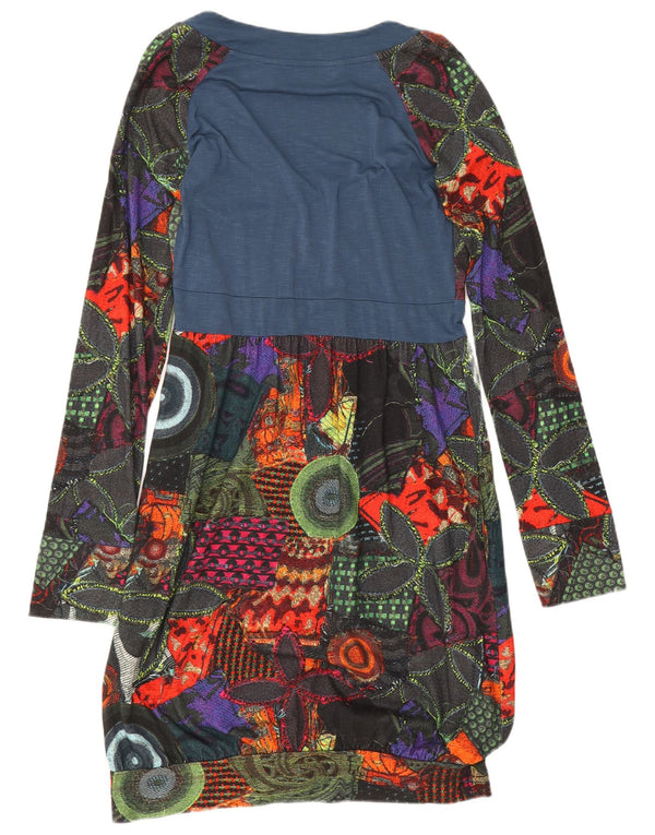 Damska sukienka z grafiką Desigual UK 12, średnia, wielokolorowa, geometryczna
