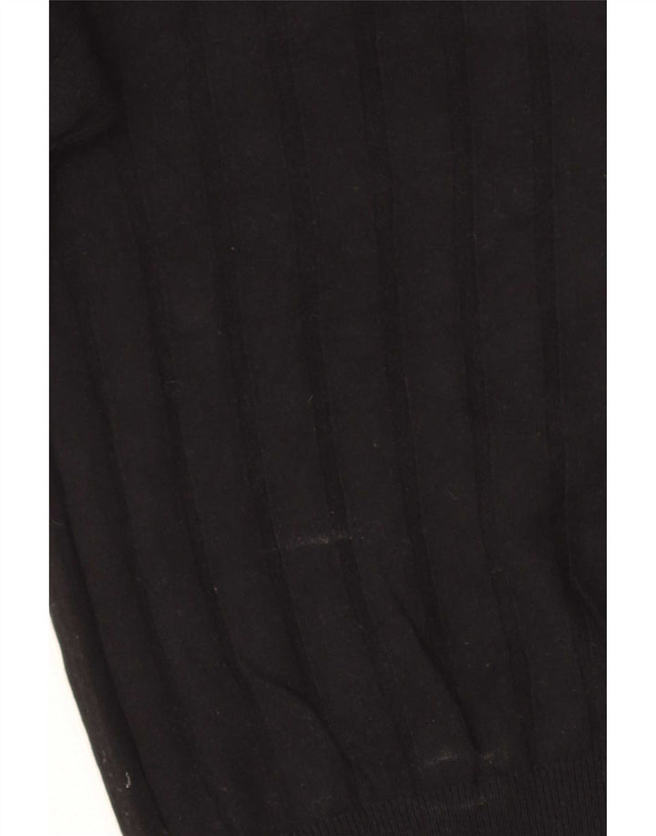 Marks & Spencer Damski sweter z dekoltem w łódkę, UK 10, mały, czarny