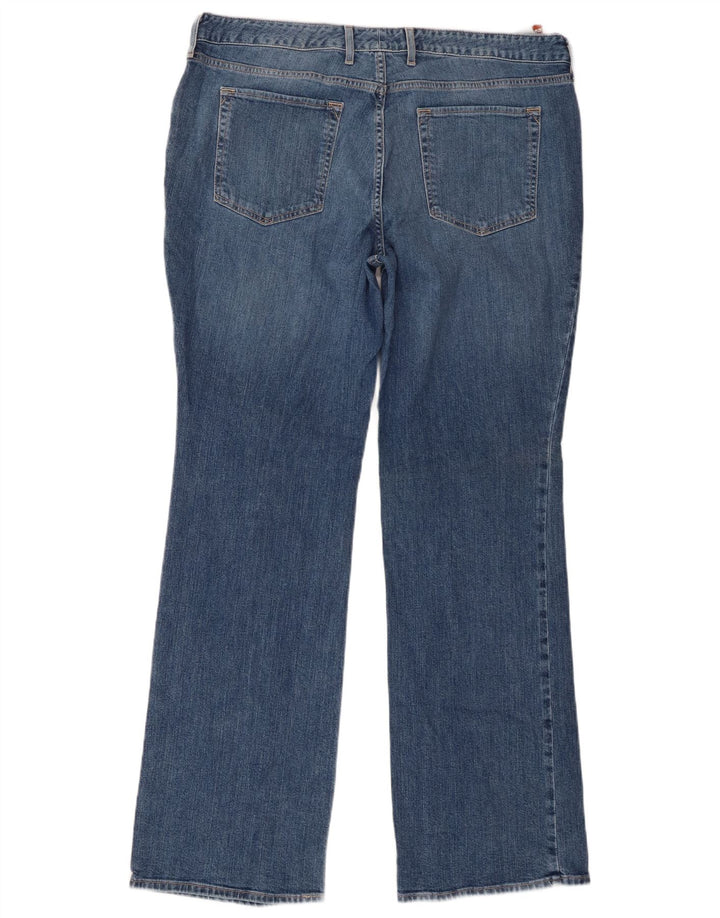 EDDIE BAUER Damskie jeansy typu bootcut US 16 2XL W36 L32 Niebieskie bawełniane