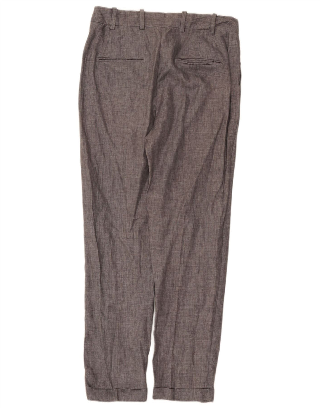 Damskie proste spodnie chino Zara, średnie W28 L27, szare