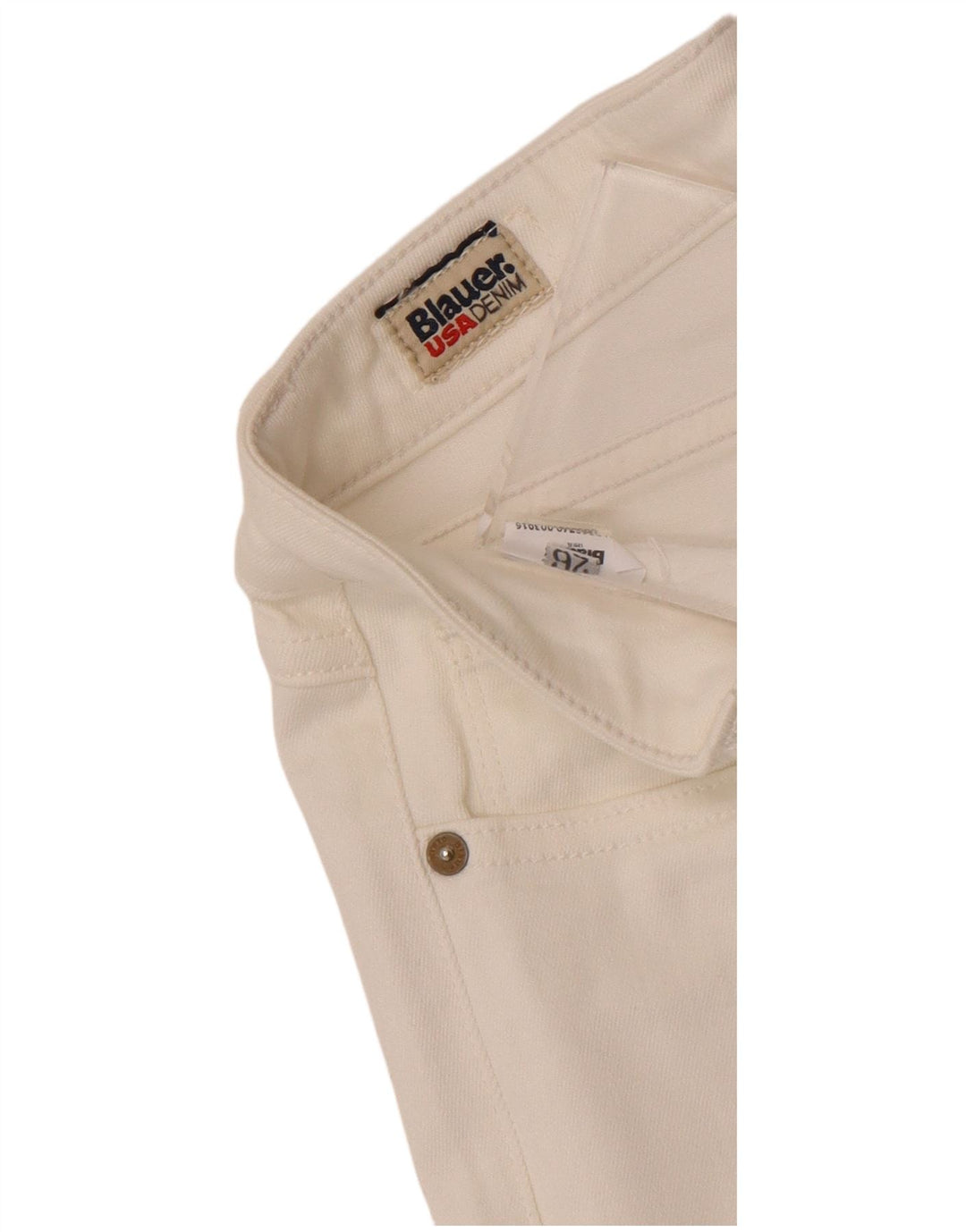 Damskie jeansy skinny Blauer W26 L26 białe