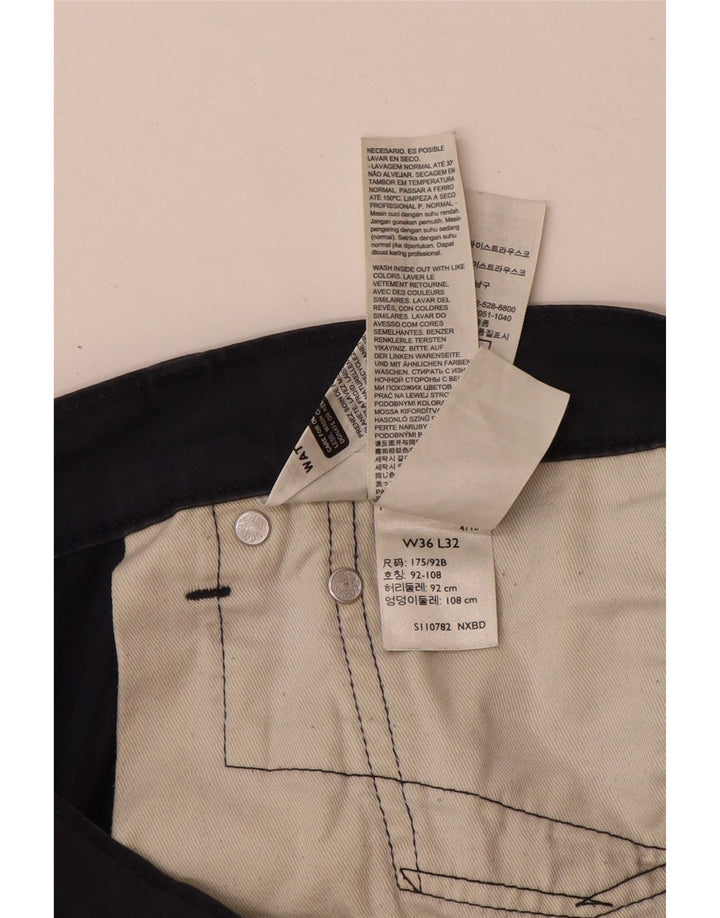 Męskie spodnie Levi's 511 Slim Casual W36 L32 Granatowa bawełna