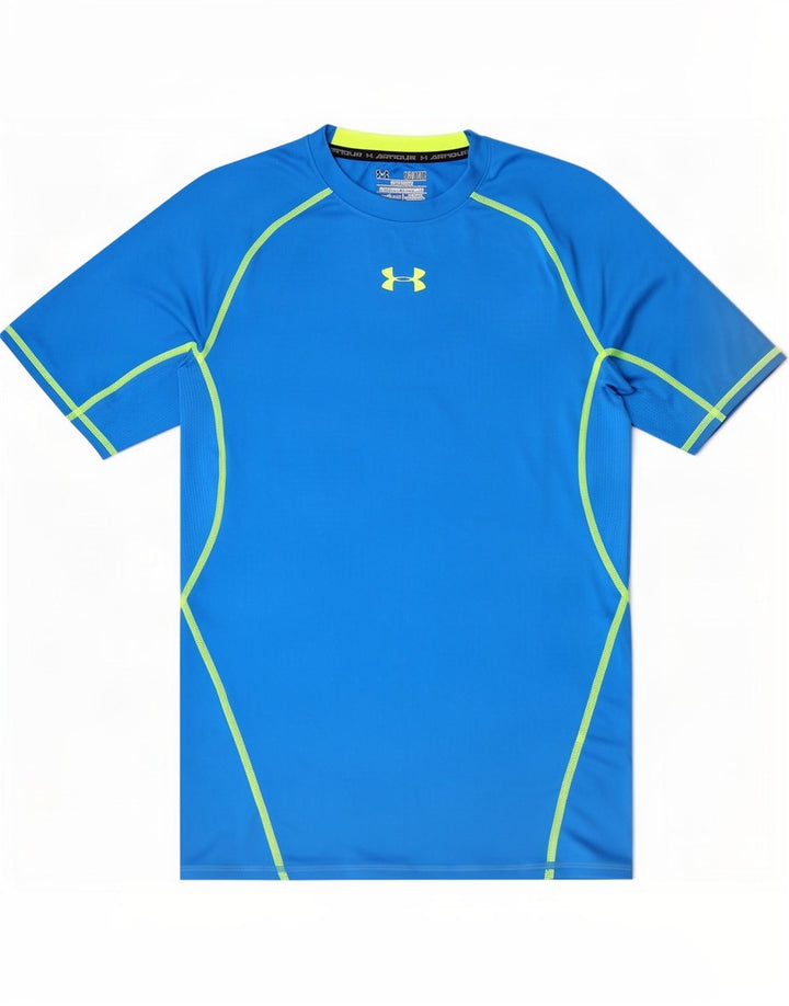 Męska koszulka Under Armour Heat Gear Top, średni niebieski poliester