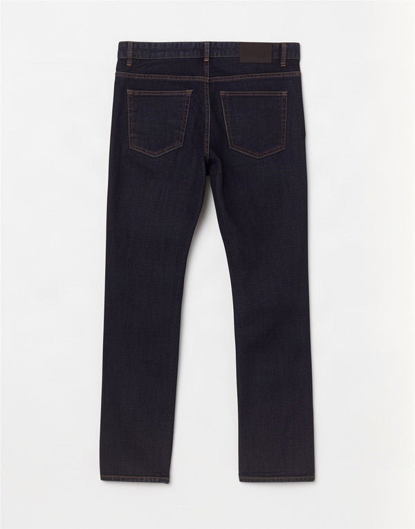 Męskie jeansy Hugo Boss ze stretchem W32 L30 Granatowa bawełna