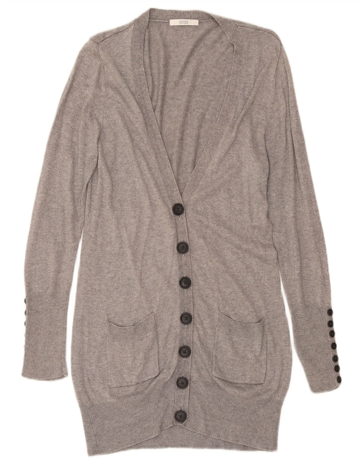 Sweter damski Marks & Spencer Longline Cardigan UK 12, średni szary, nakrapiany