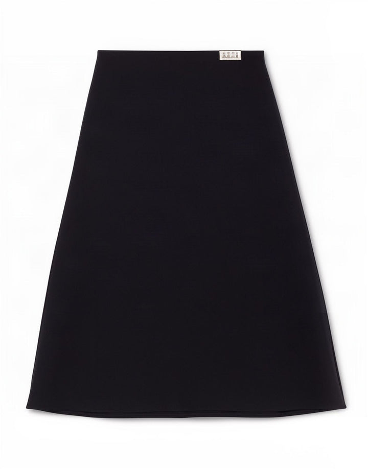 Marks & Spencer Damska spódnica midi UK 12 Medium W33 Granatowy poliester