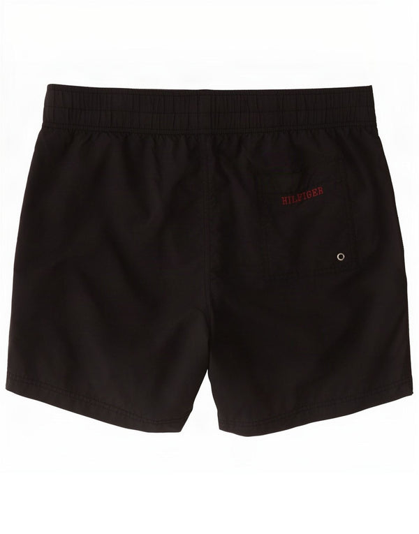 Męskie spodenki kąpielowe Tommy Hilfiger XL, czarny nylon z blokami kolorów