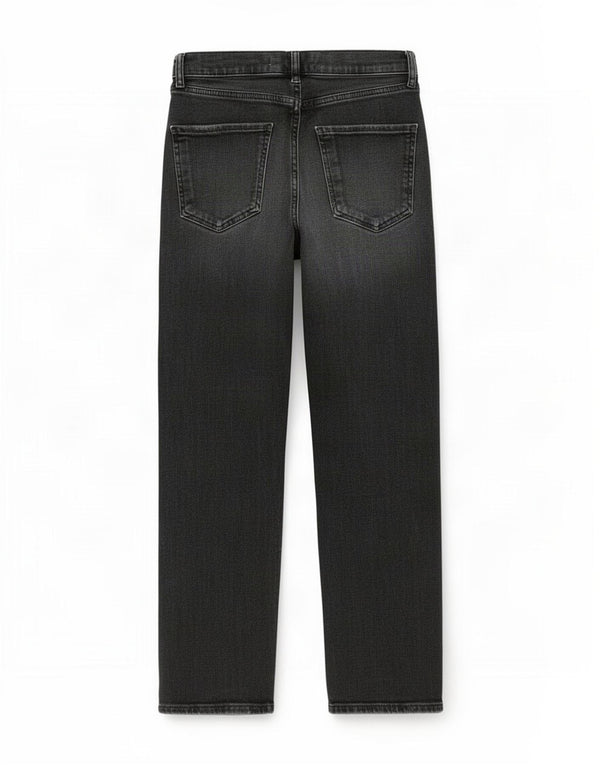 Zara Womens Straight Jeans EU 38 Small W28 L25 Black