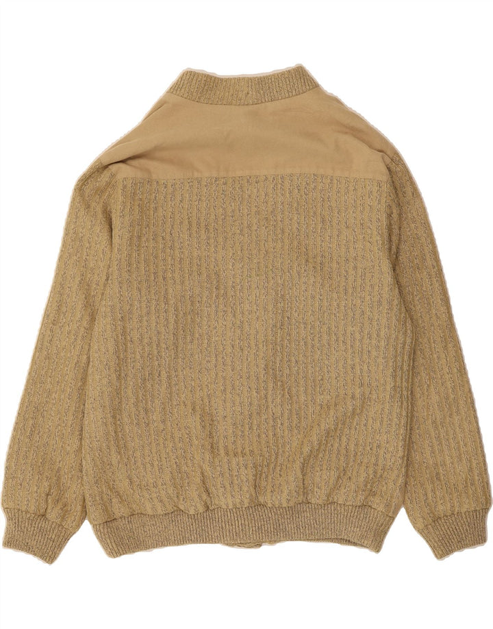 ROGER KENT Mens Cardigan Sweater XL Beige Polyacrylic Vintage Roger Kent and Second-Hand Roger Kent from Messina Hembry 