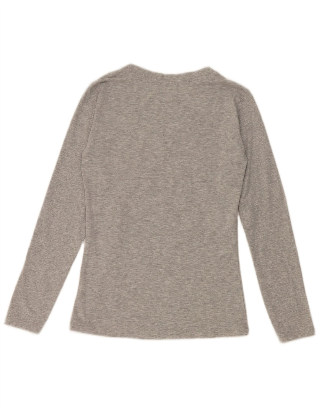 Damski graficzny top Pickwick z długim rękawem UK 8 Small, szara, nakrapiana wiskoza