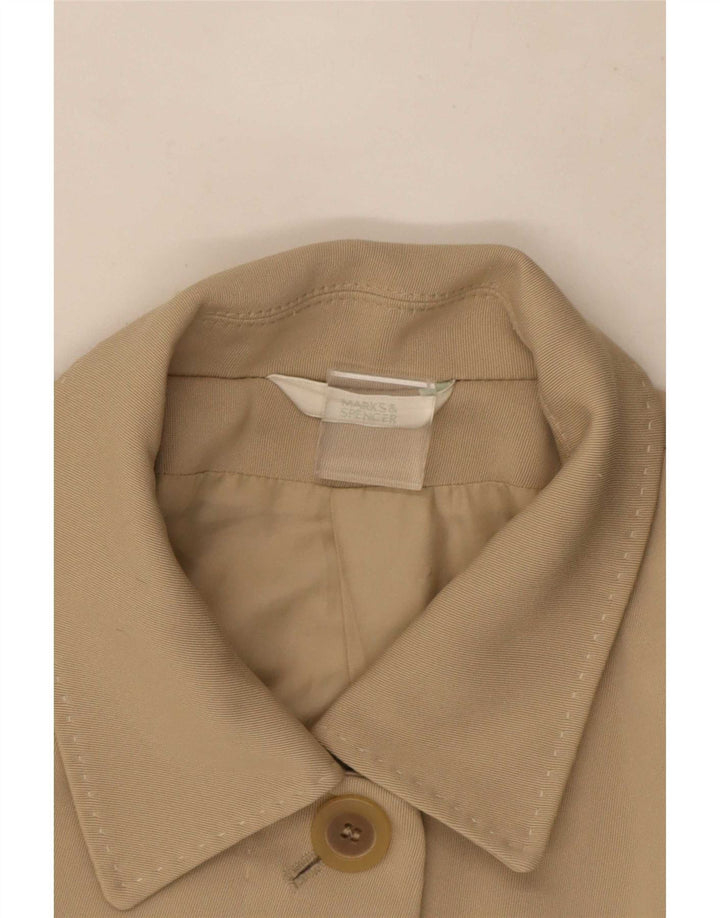Marks & Spencer Damski płaszcz oversize UK 14 w kolorze średniego beżu