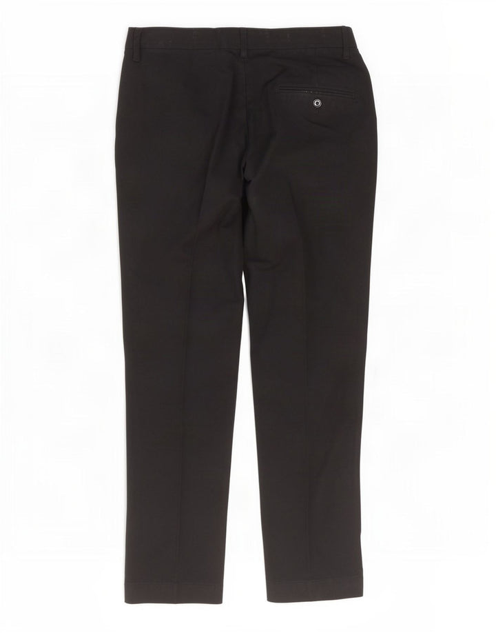 Męskie spodnie garniturowe Marks & Spencer W34 L31, czarny poliester