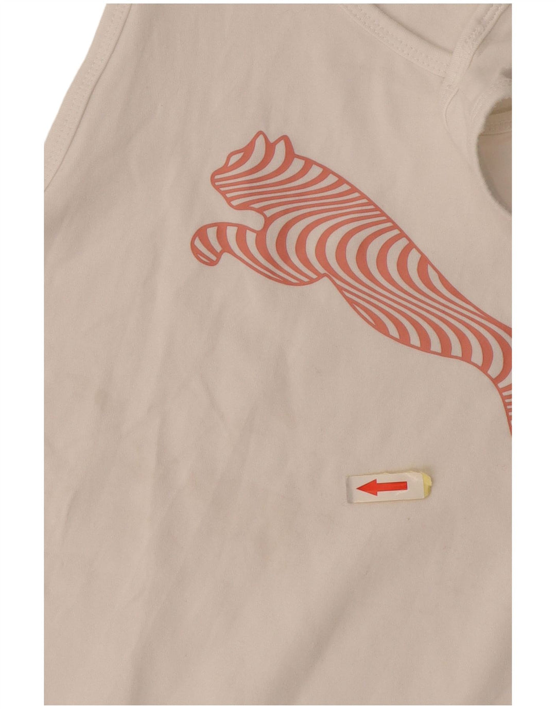 Damska kamizelka z grafiką Puma UK 18 XL, biała