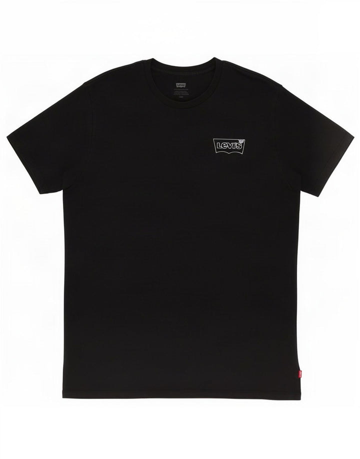 Męski T-shirt Levi's Top, duży, czarny, bawełniany