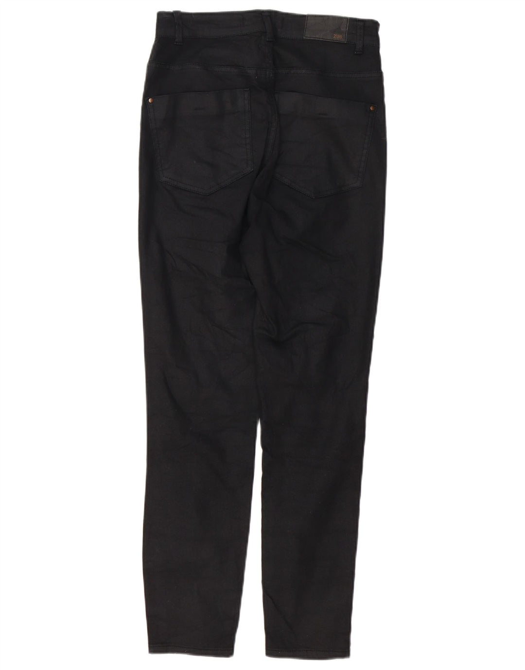 Damskie spodnie typu slim casual Zara EU 40 Medium W30 L26 czarne