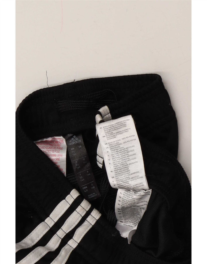 Chłopięce spodnie dresowe Adidas Dri Fit 13-14 lat, czarny poliester