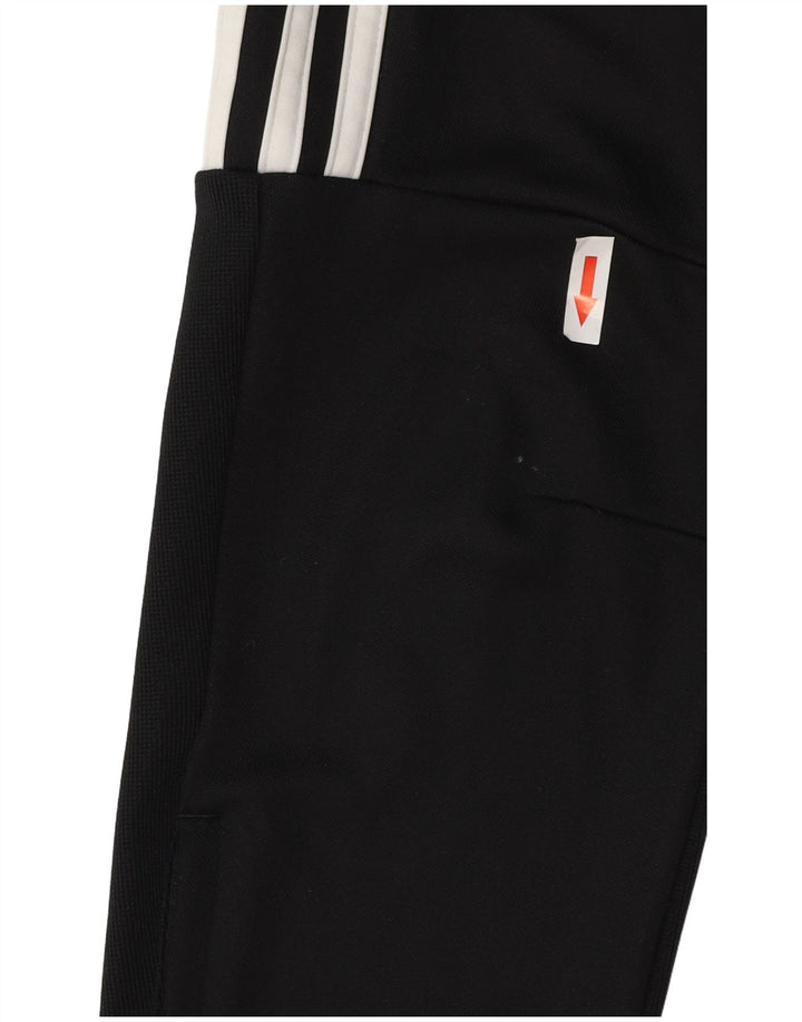 Chłopięce spodnie dresowe Adidas Climalite 11-12 lat, średni czarny poliester