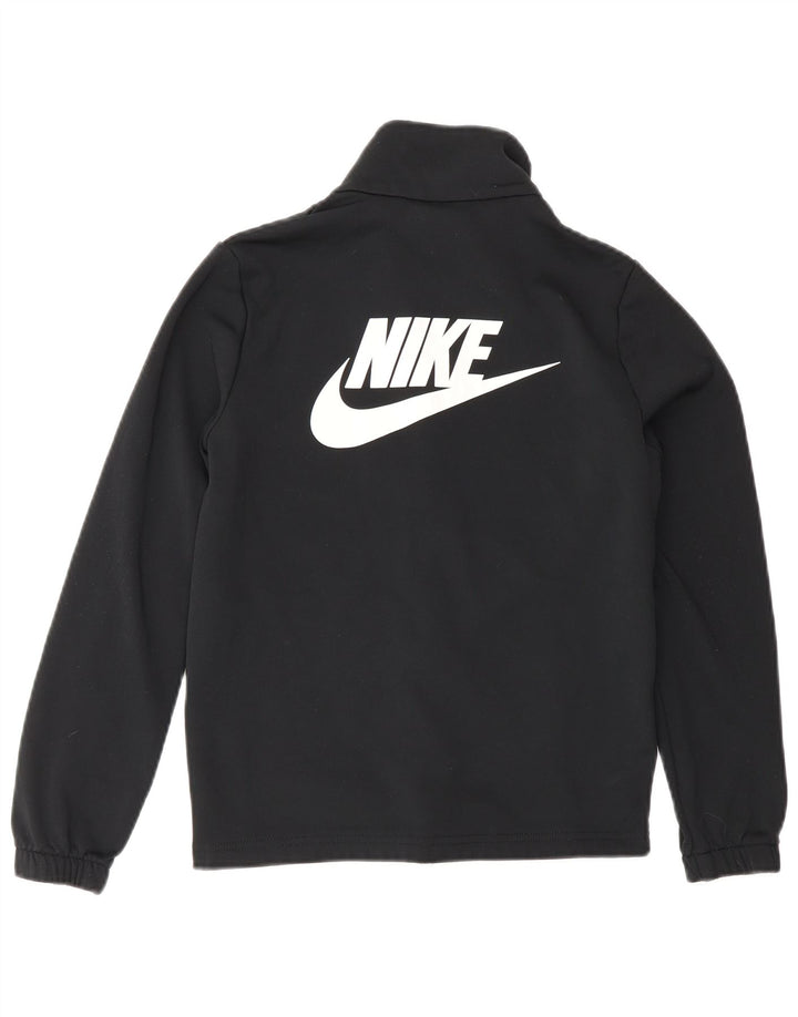 Chłopięca kurtka dresowa Nike Graphic 10-11 lat, średni czarny poliester